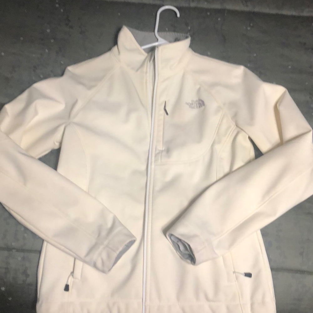 White Apex North Face Jacket